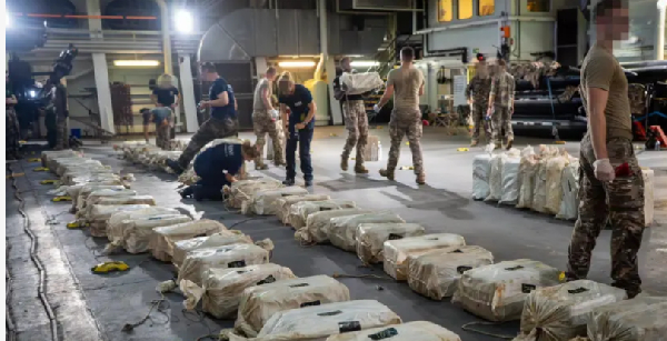 FRENCH NAVY SEIZES 0M WORTH OF COCAINE IN MASSIVE WEST AFRICAN OPERATION