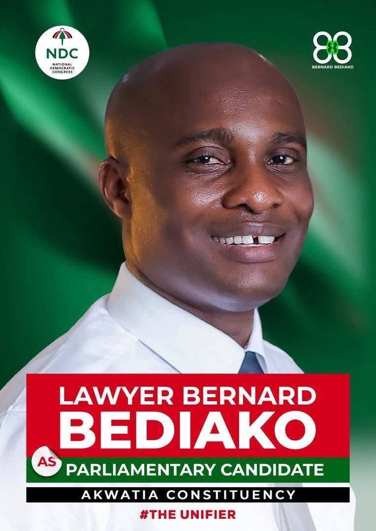 NDC’s Bernard Bediako Baidoo Wins Akwatia Parliamentary By-Election NDC’s Bernard Bediako Baidoo Wins Akwatia Parliamentary By-Election
