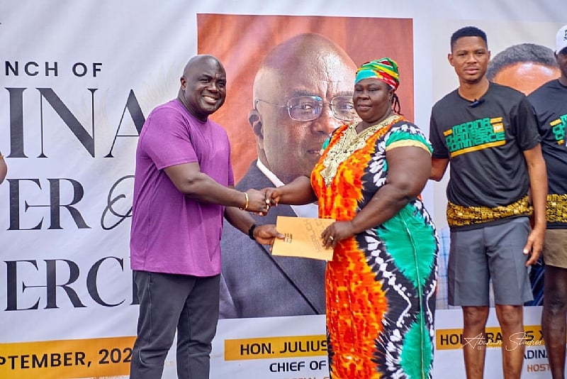CHIEF OF STAFF DONATES GHS 500,000 TO SUPPORT MADINA WOMEN ENTREPRENEURS CHIEF OF STAFF DONATES GHS 500,000 TO SUPPORT MADINA WOMEN ENTREPRENEURS