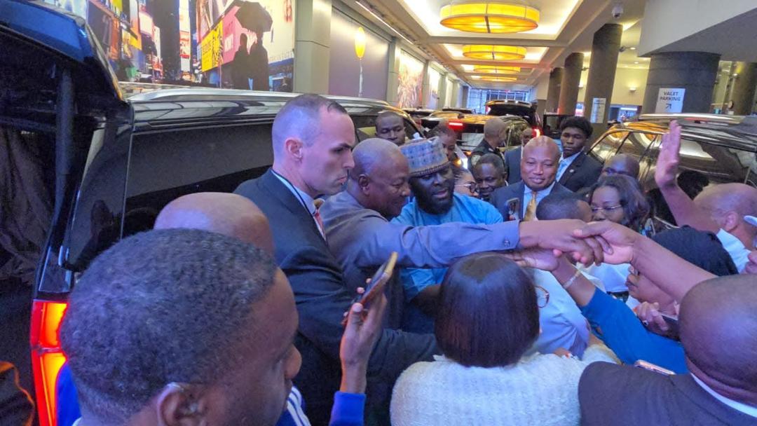 GHANAIANS IN THE US GIVE WARM WELCOME TO PRESIDENT MAHAMA IN NEW YORK
