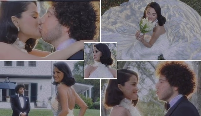 SELENA GOMEZ MARRIES MUSIC PRODUCER BENNY BLANCO IN STAR-STUDDED CALIFORNIA CEREMONY SELENA GOMEZ MARRIES MUSIC PRODUCER BENNY BLANCO IN STAR-STUDDED CALIFORNIA CEREMONY