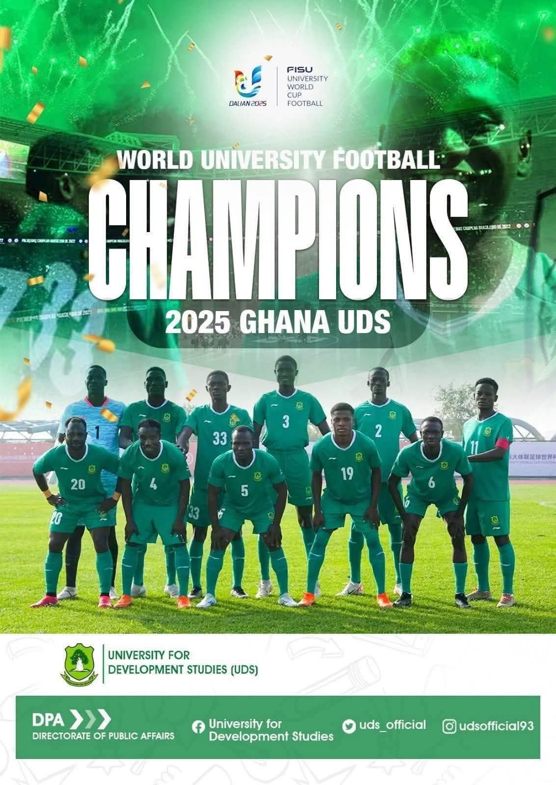 UDS MAKES HISTORY, EARNS PRAISE FROM VICE PRESIDENT NAANA JANE